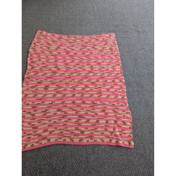 Hand Made Crochet Knit Afghan Throw Lap Blanket 59" x 49" Pinks - Picture 1 of 6